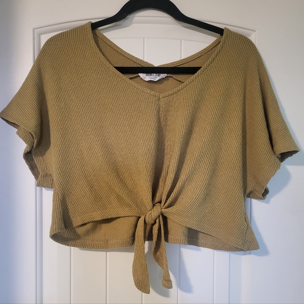 Double Zero tie-front shirt